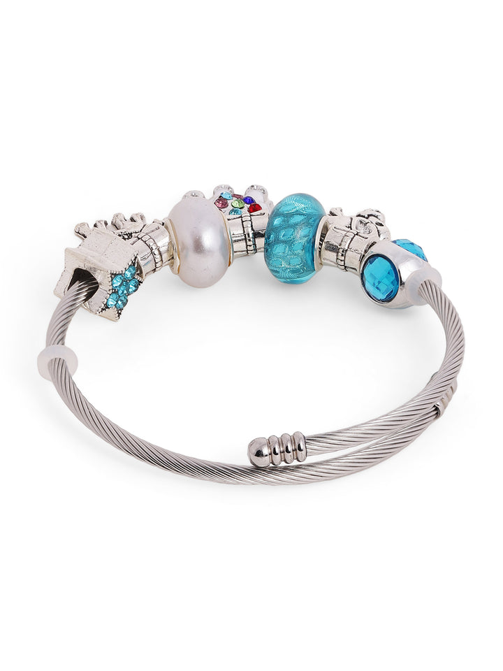 Priyaasi Multi-color Elephant Flora-Fauna Bracelet