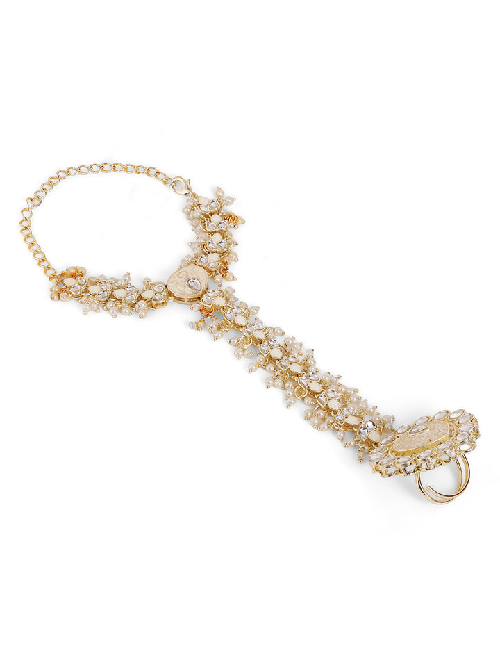 Priyaasi Gold Plated Hathphool