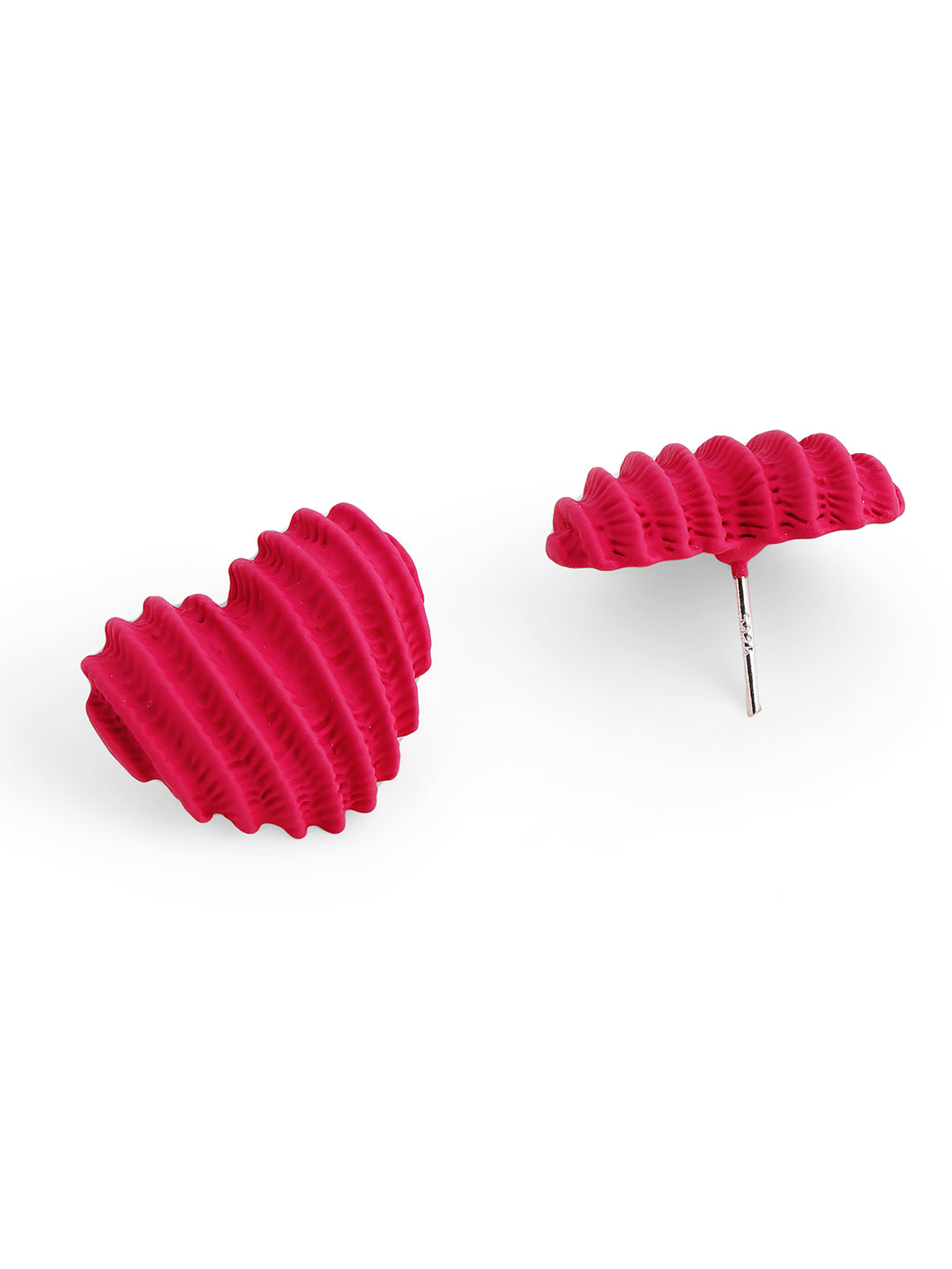 Priyaasi Heart-Shaped Stud Earrings