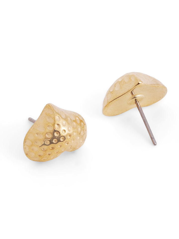 Priyaasi Heart-Shaped Stud Earrings