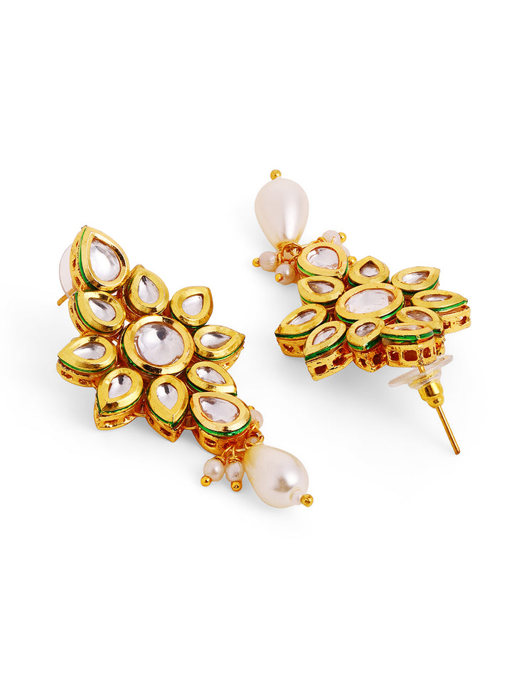 Priyaasi Gold Plated Kundan Jewellery Set