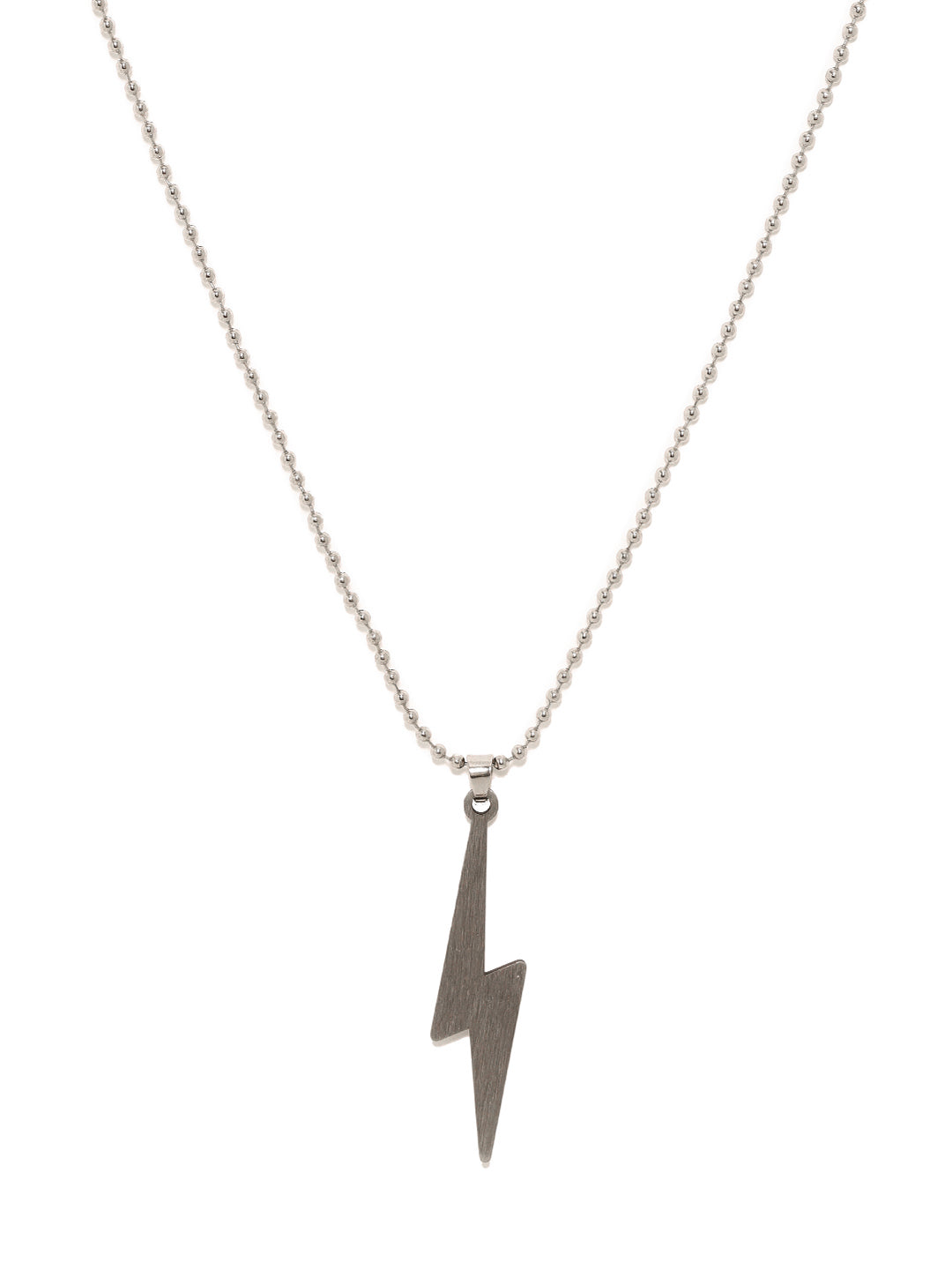 Bold by Priyaasi A Thunder Struck Men's Silver-Plated Chain