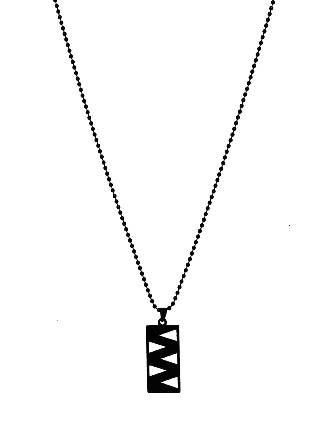 Bold by Priyaasi A Stunning Pendant and chain with Black Plating