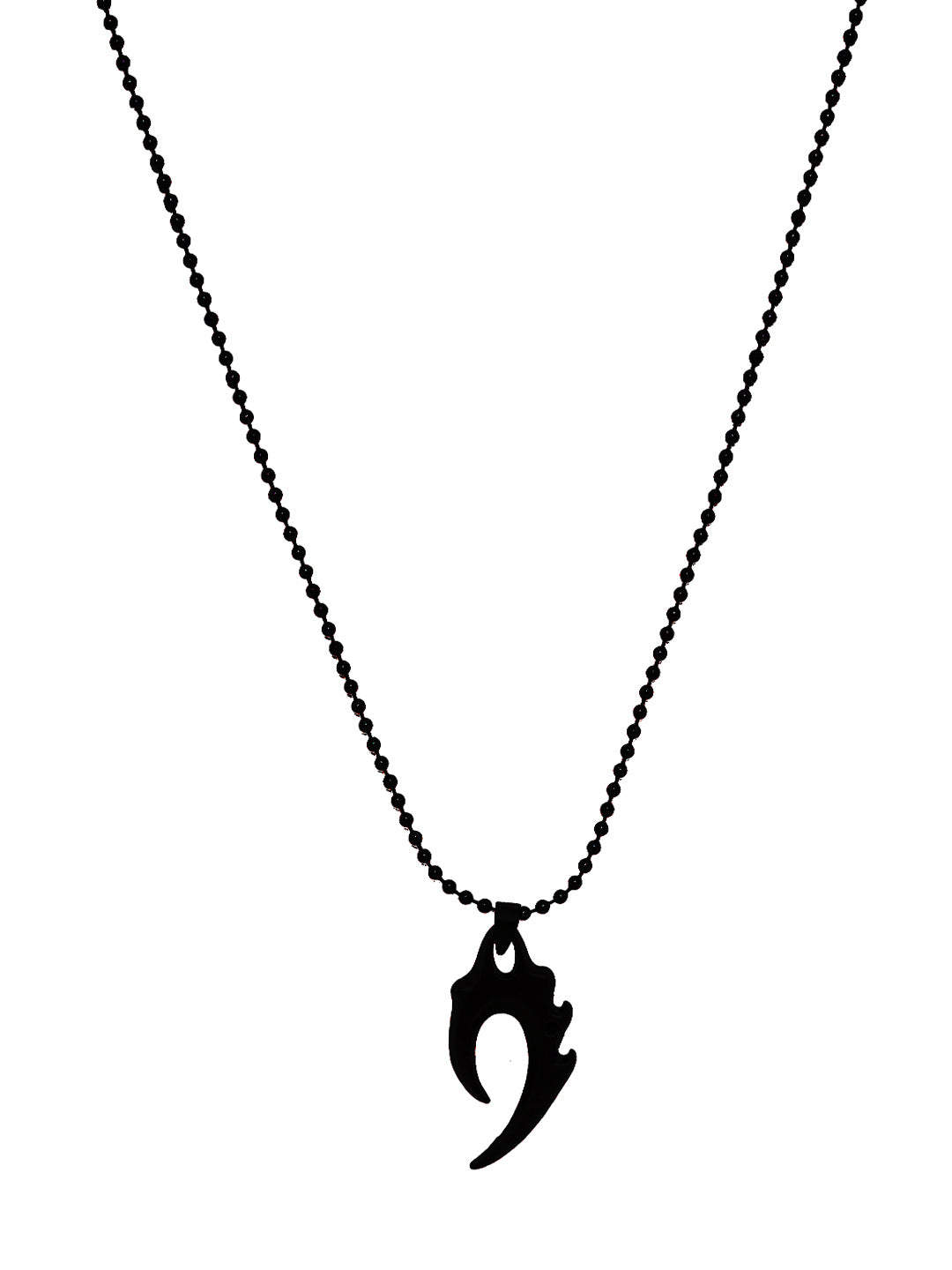 Bold by Priyaasi A Black-plated men's pendant with chain