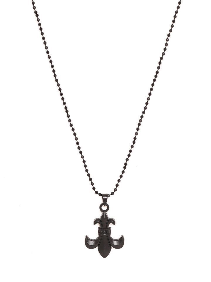 Bold by Priyaasi Nautical Elegance with Silver Plated Men's Anchor Pendant on Chain