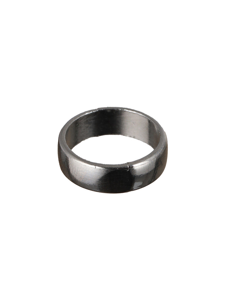 Bold by Priyaasi Solid Silver-Plated Finger Band/Ring for Men