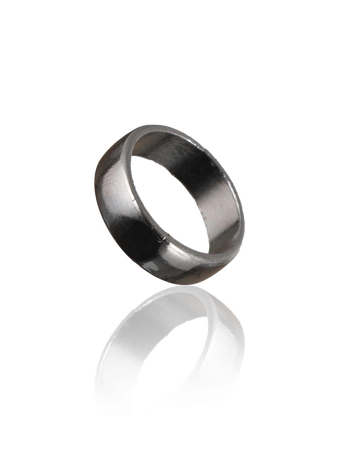 Bold by Priyaasi Solid Silver-Plated Finger Band/Ring for Men