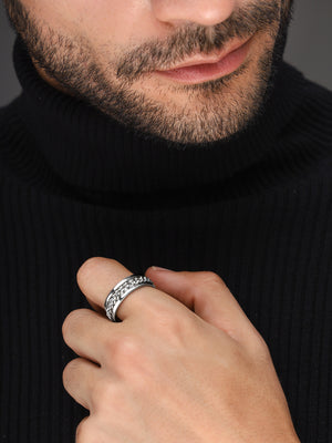 Bold by Priyaasi Men's Ring Designs in Chain Elegance