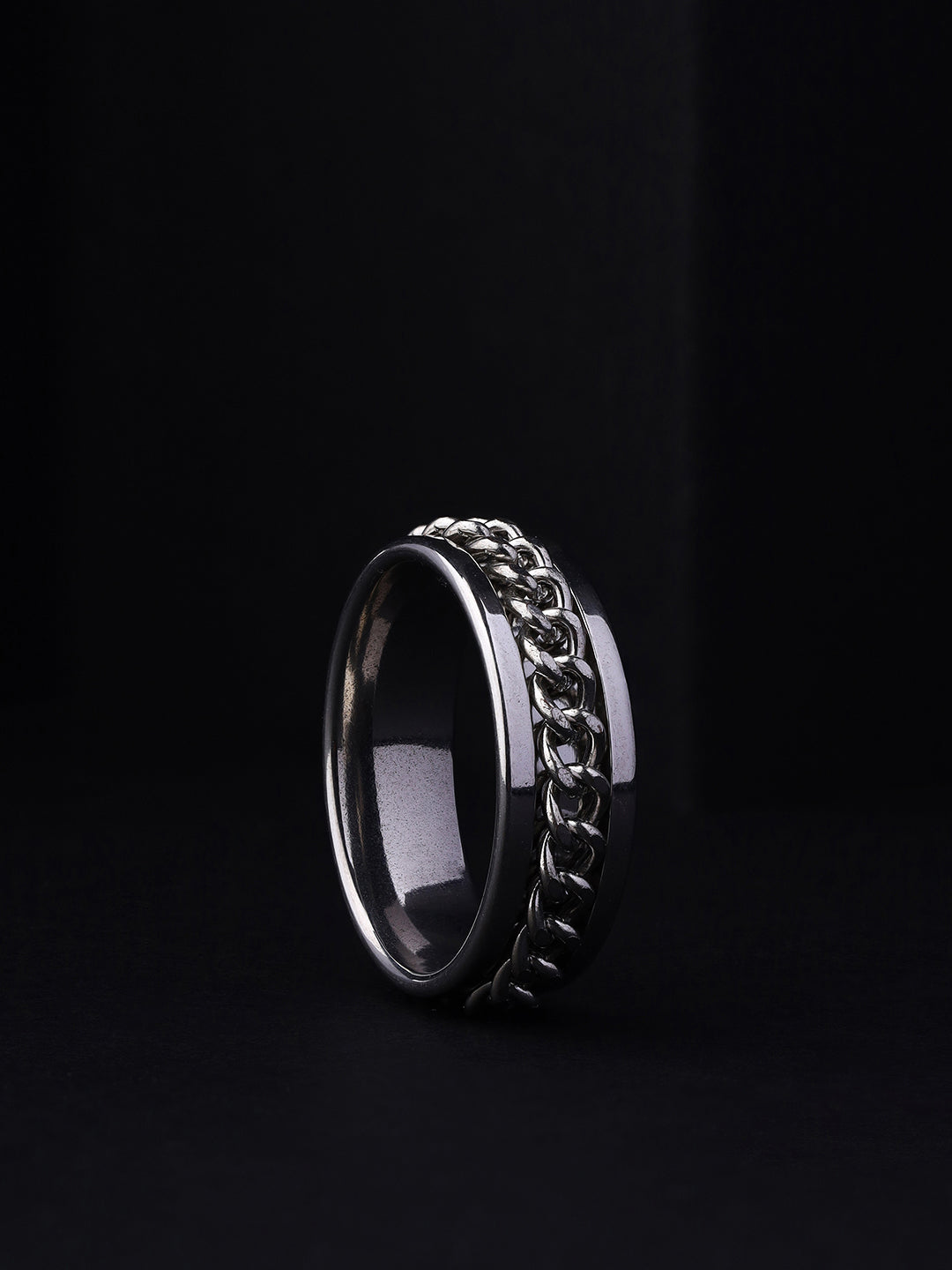 Bold by Priyaasi Men's Ring Designs in Chain Elegance
