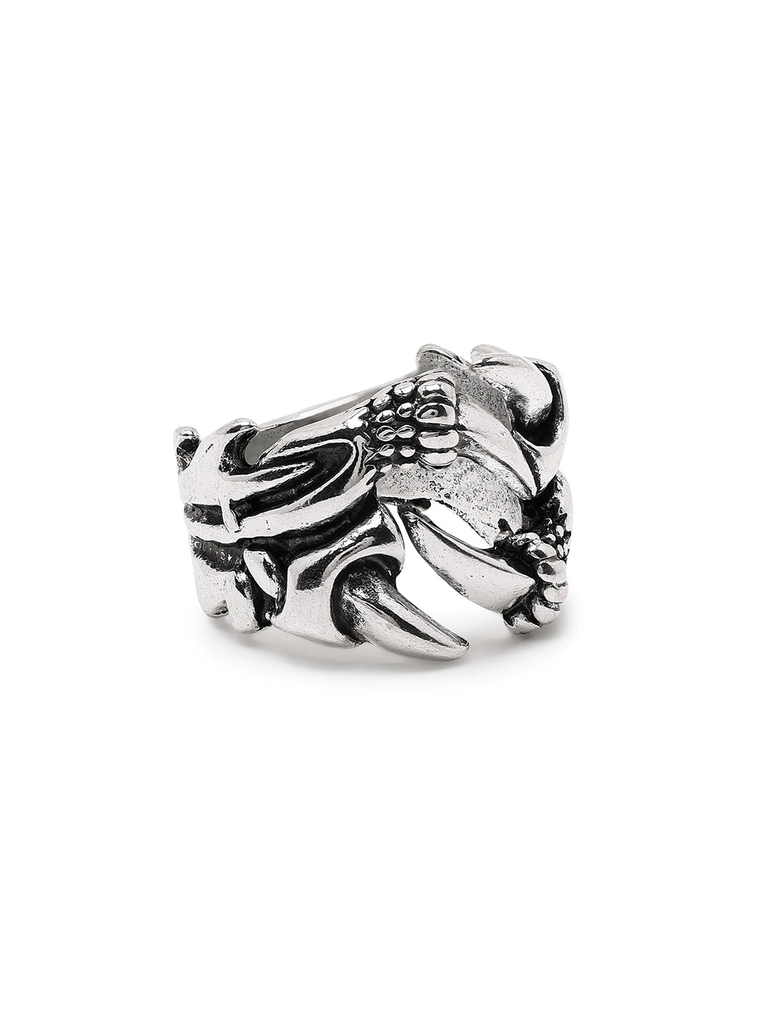 Bold by Priyaasi A Stylish men's finger ring with silver plated