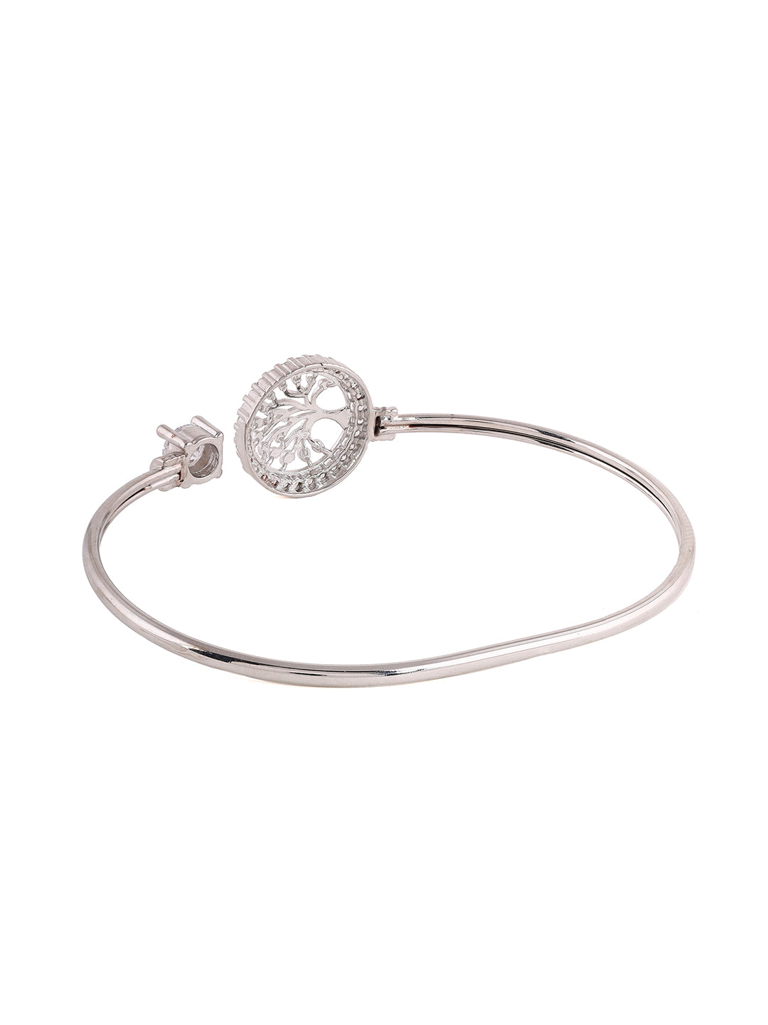 Prita Tree and Stone Design SIlver Bracelet