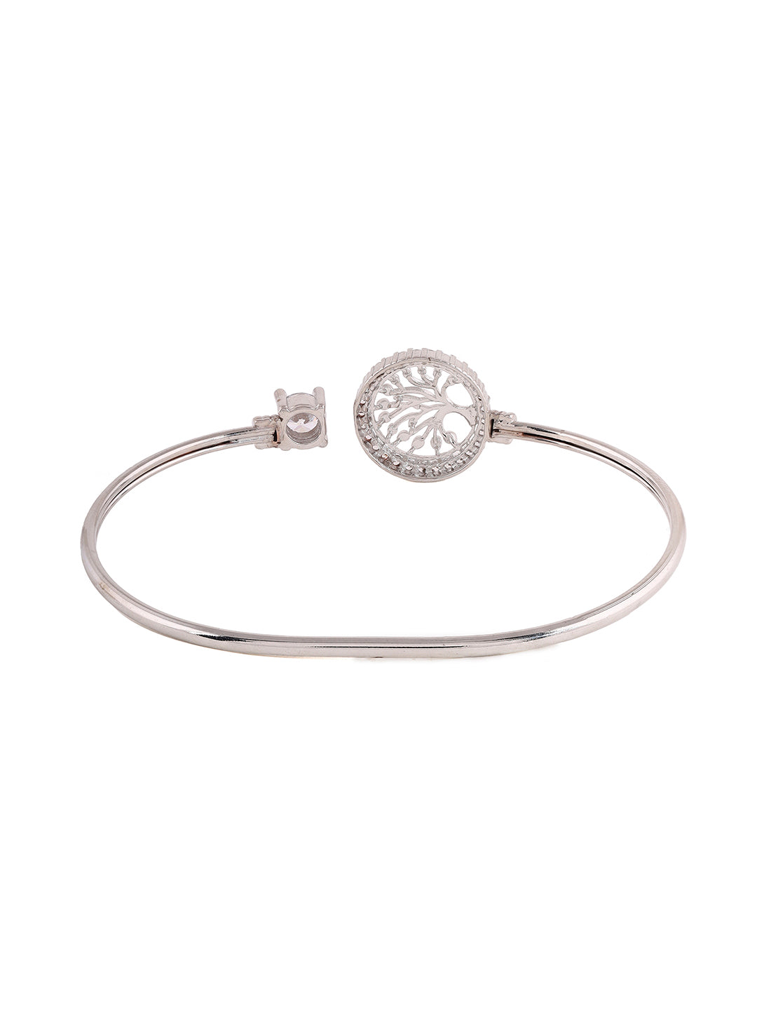 Prita Tree and Stone Design SIlver Bracelet