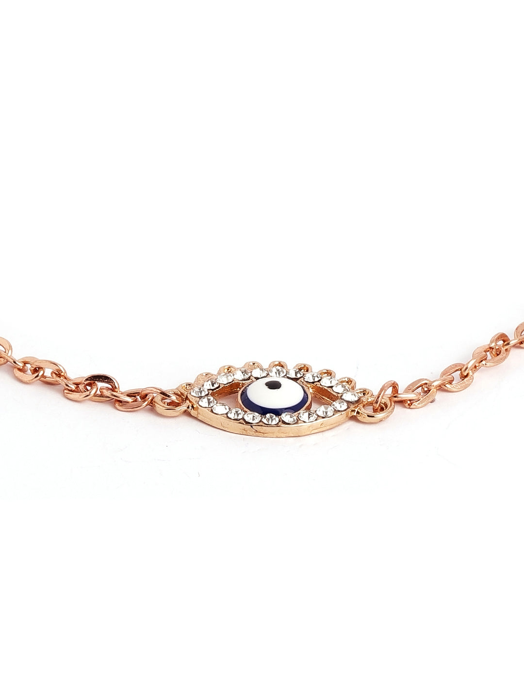Evil Eye Star Gold Plated Chain Elegance Adjustable Bracelet