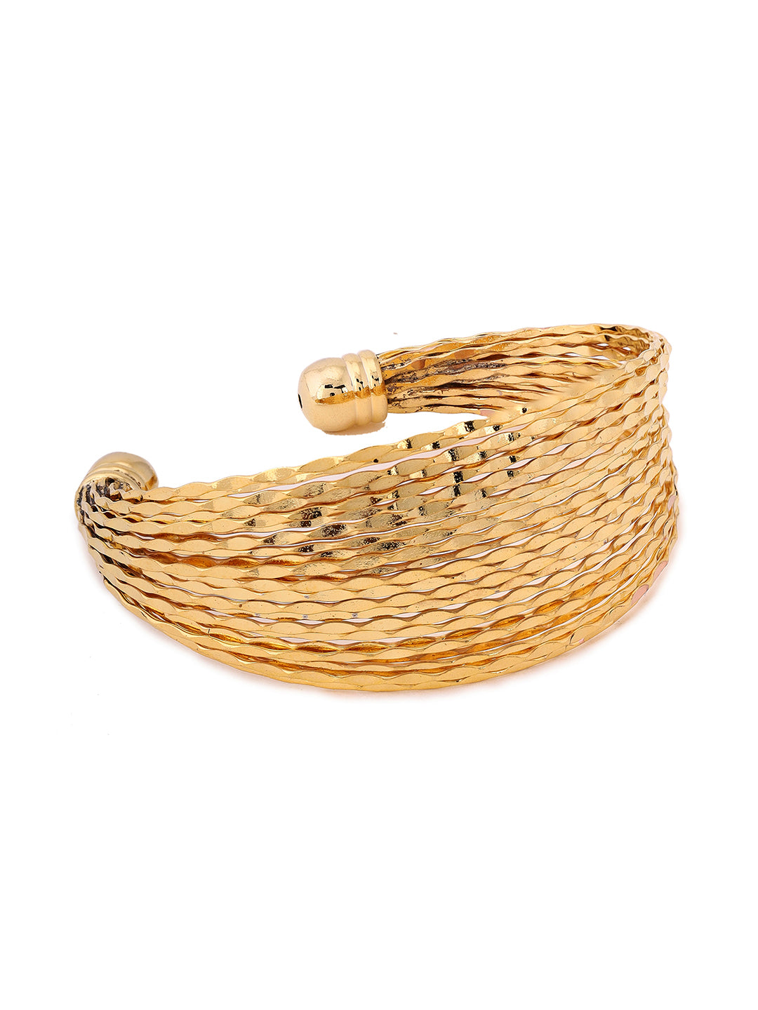 Prita Fashion Gold Plated Adjustable Bracelet