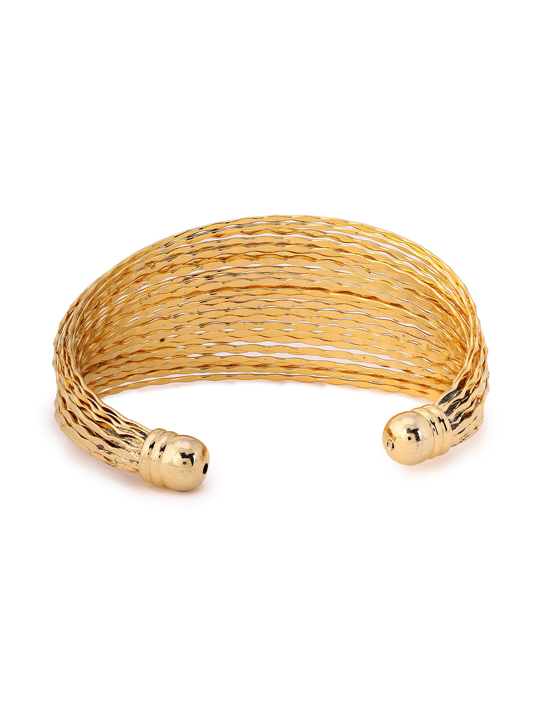 Prita Fashion Gold Plated Adjustable Bracelet