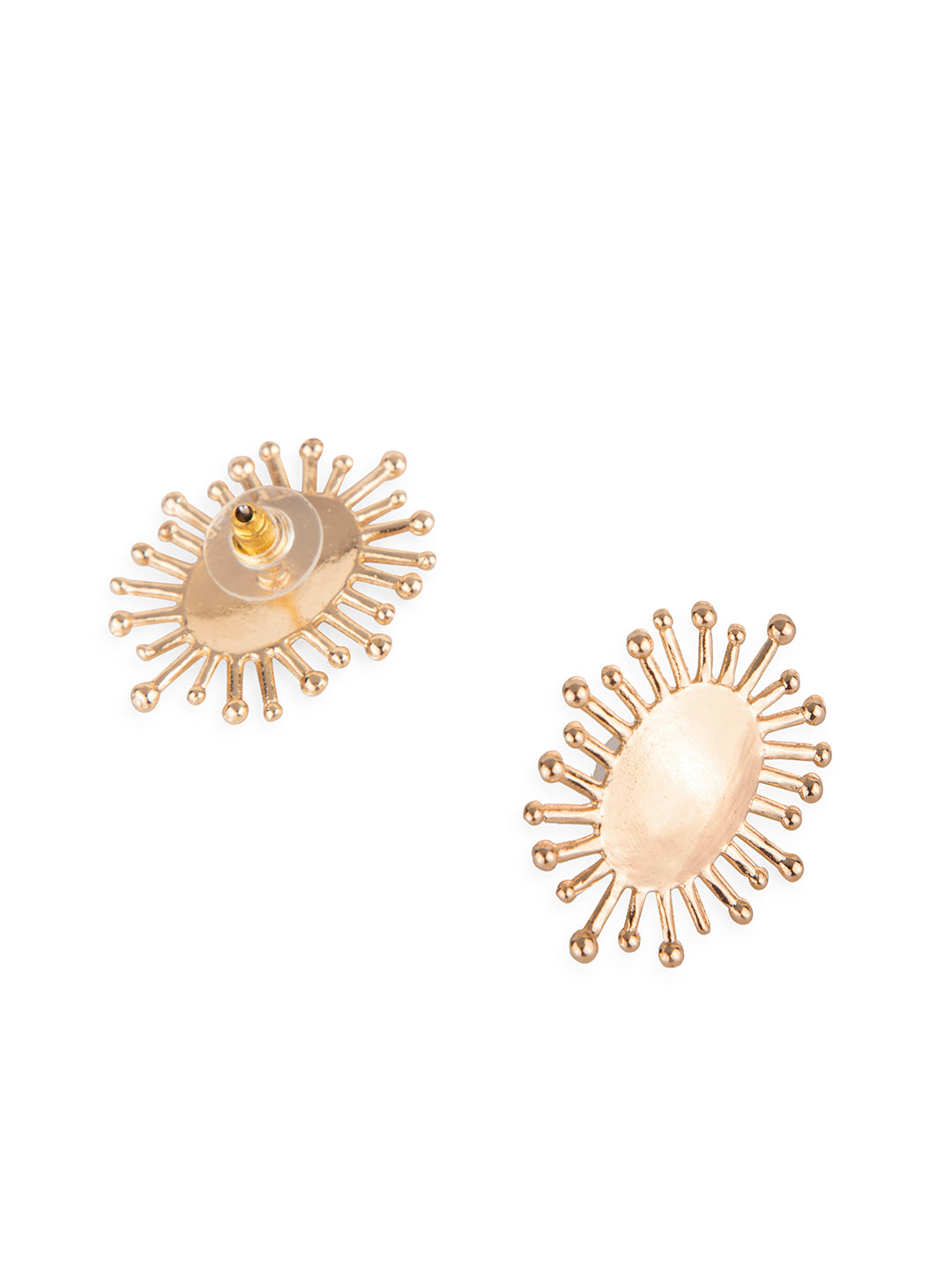 Prita by Priyaasi Gold Plated Contemporary Studs