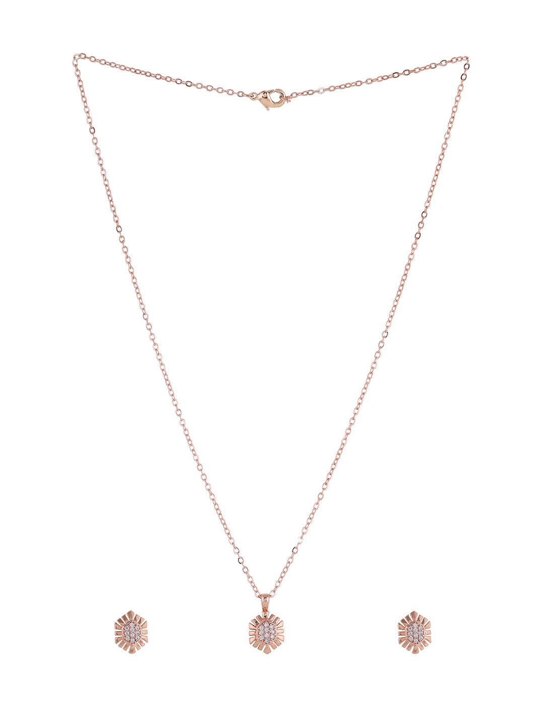 Prita American Diamond Valentine's Necklace