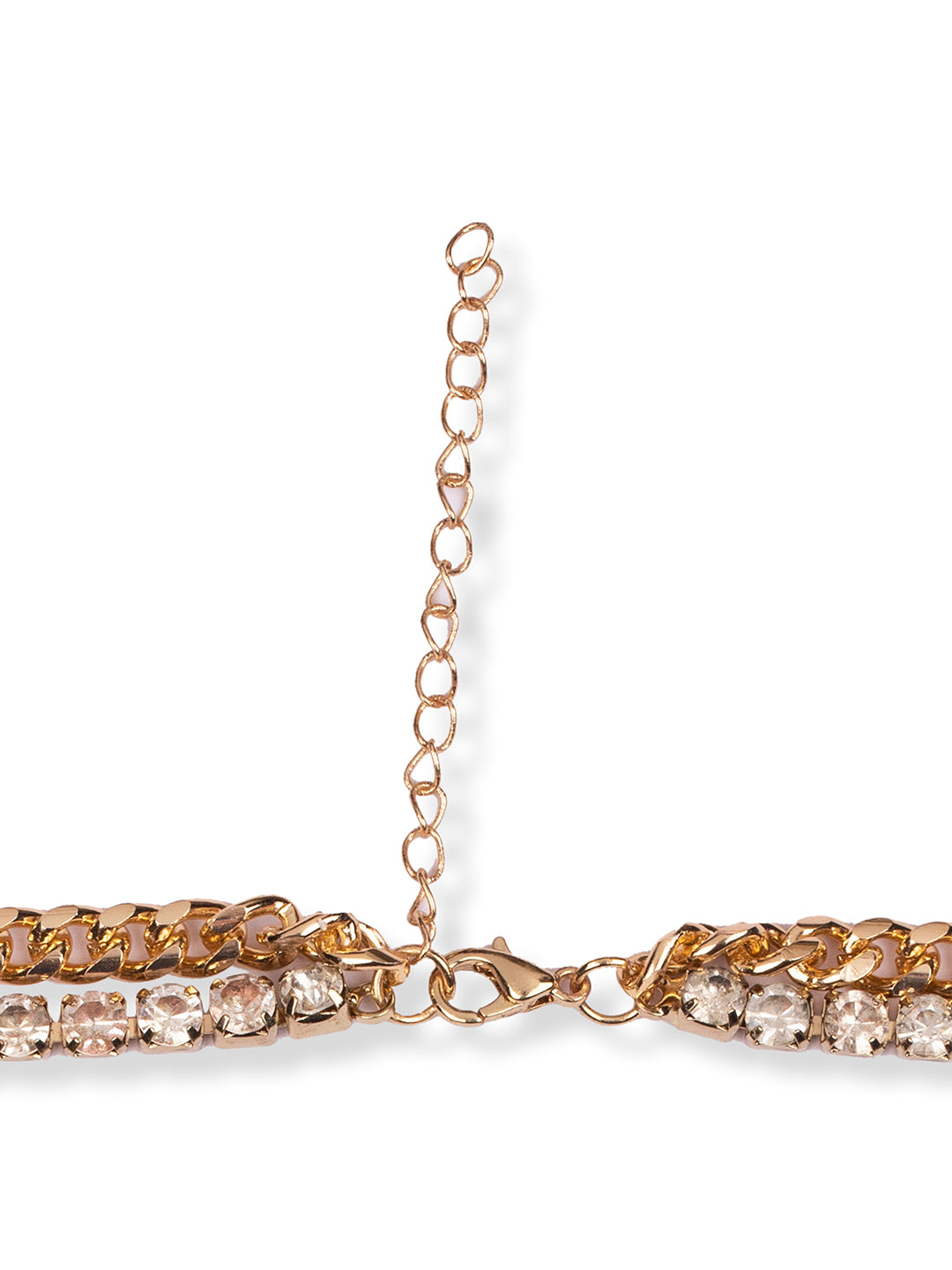 Copy of Priyaasi Gold Plated Chunky Linked Layered Necklace