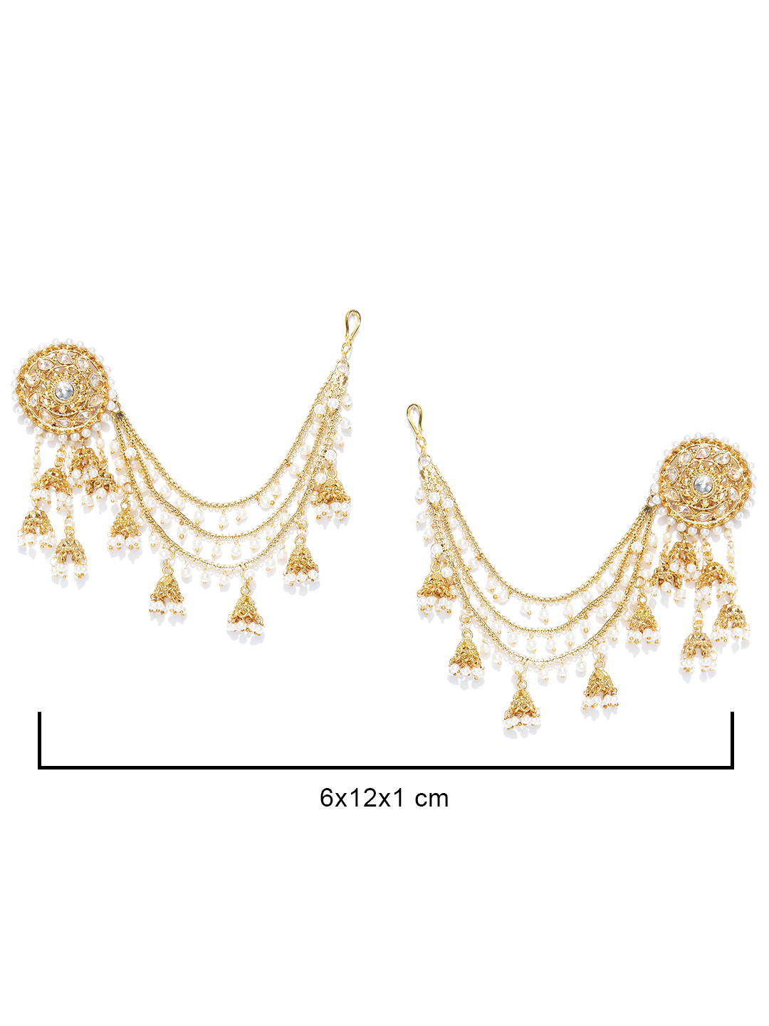 Bahubali jhumka gold deals