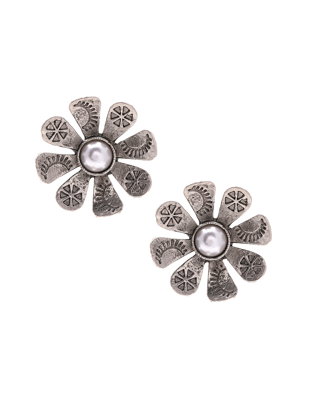 Priyaasi Floral Stud Earrings for Timeless Style