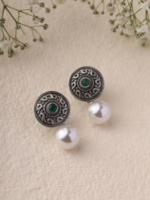 Priyaasi Tribal Pearl Drop Earrings