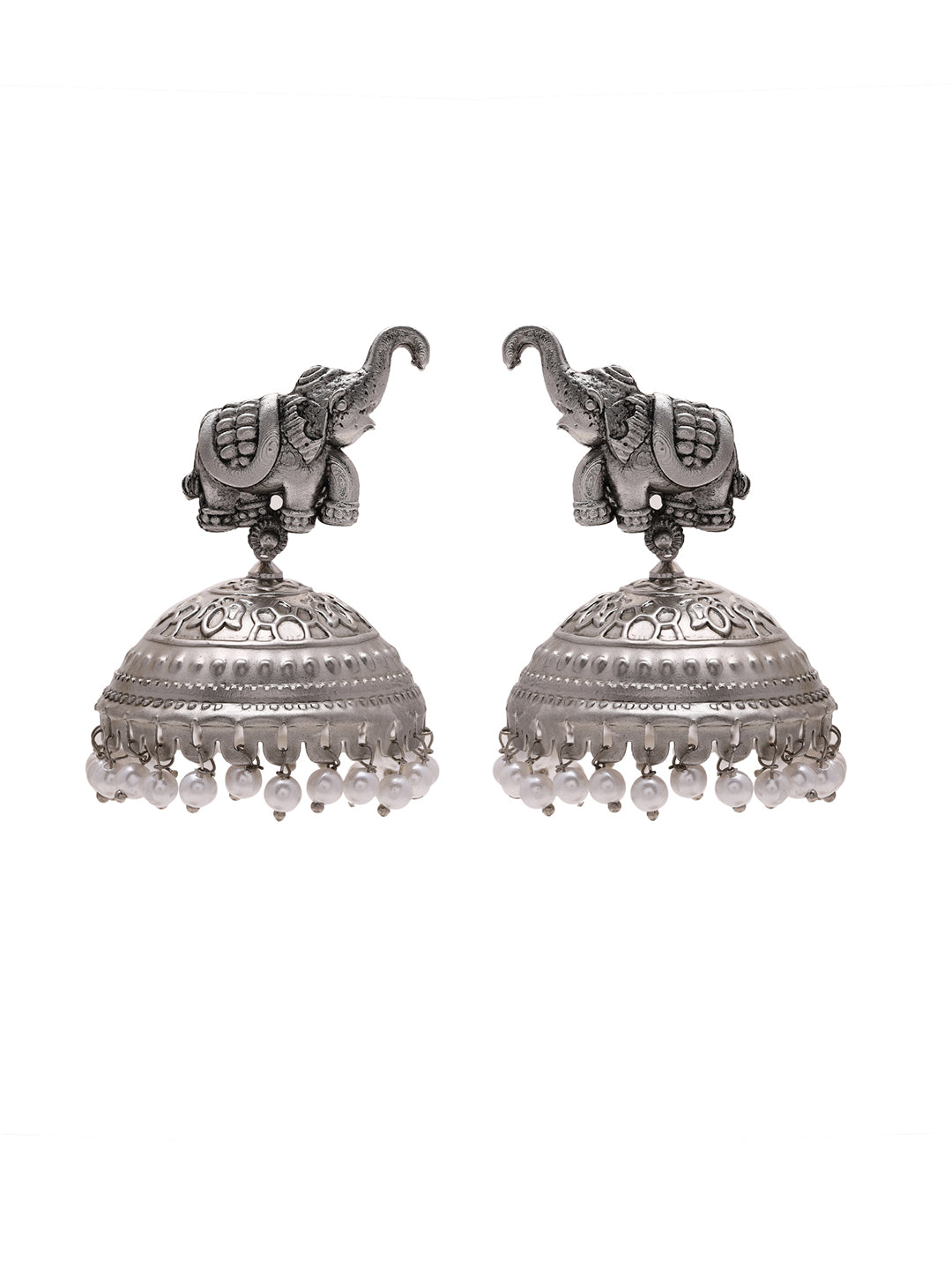 Priyaasi Elephant Model Jhumkas Collection