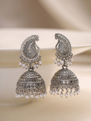 Priyaasi Tribal Pearl Jhumkas