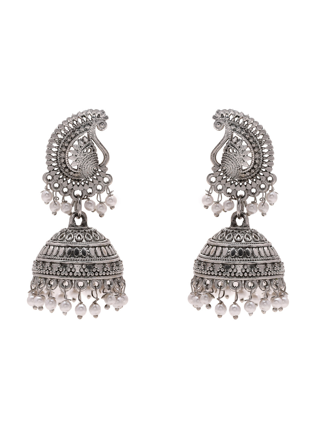 Priyaasi Tribal Pearl Jhumkas