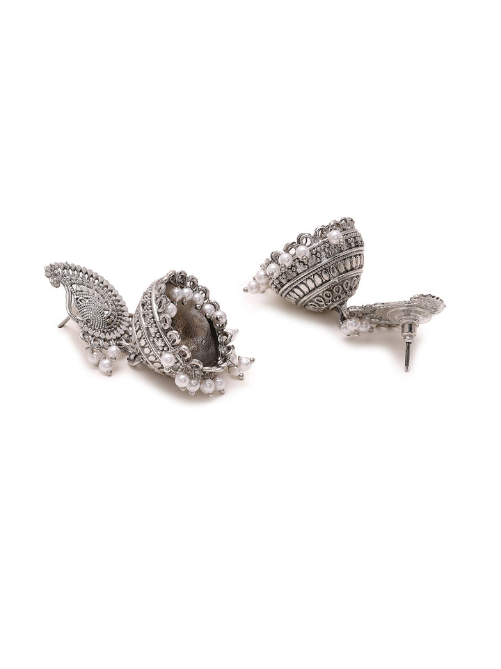 Priyaasi Tribal Pearl Jhumkas