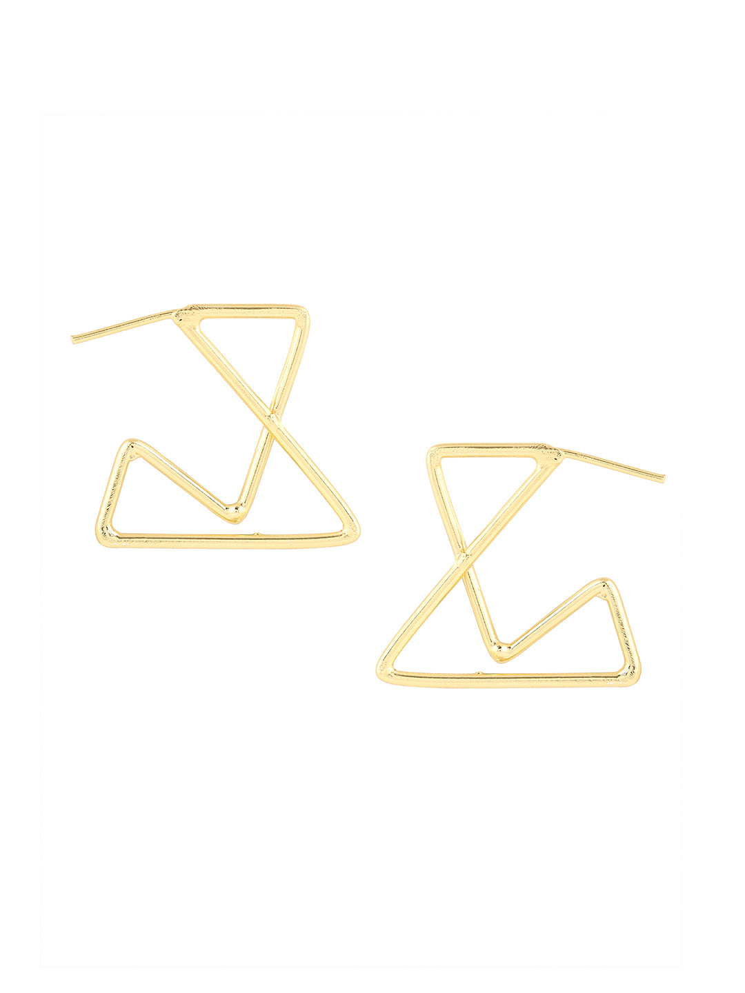 Priyaasi High Gold Contemporary Stylish Earrings