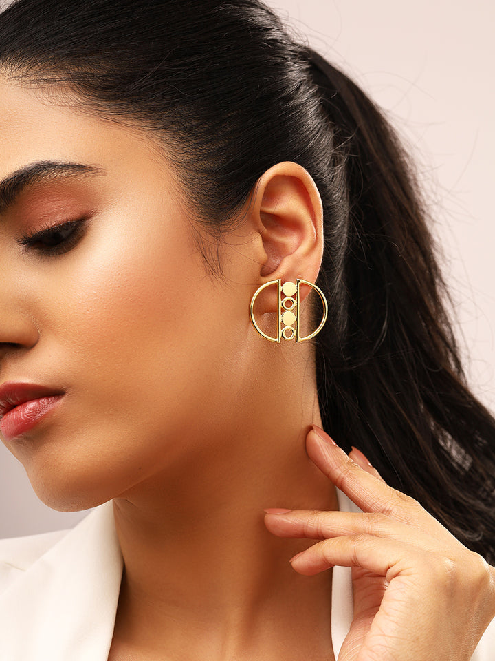 Priyaasi Statement Gold Plated Earrings