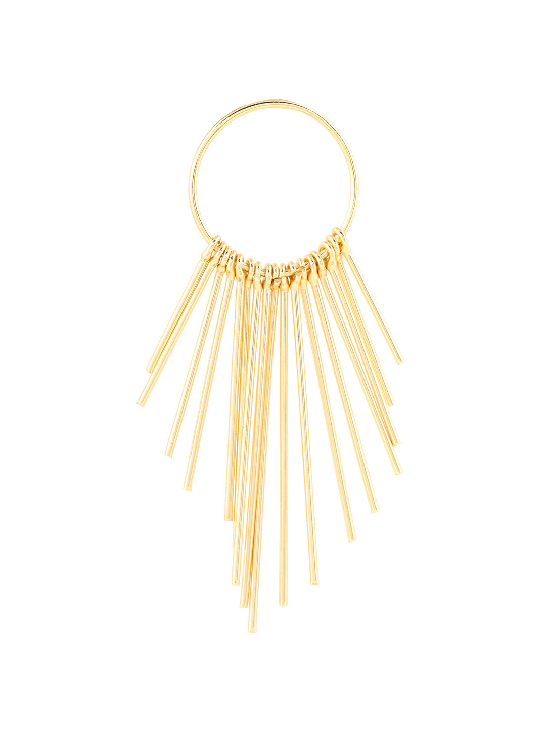 Priyaasi Statement Metal Tassels Earrings