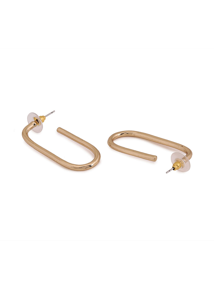 Priyaasi Fashiony Ring Shape Stylish Hoop Earrings