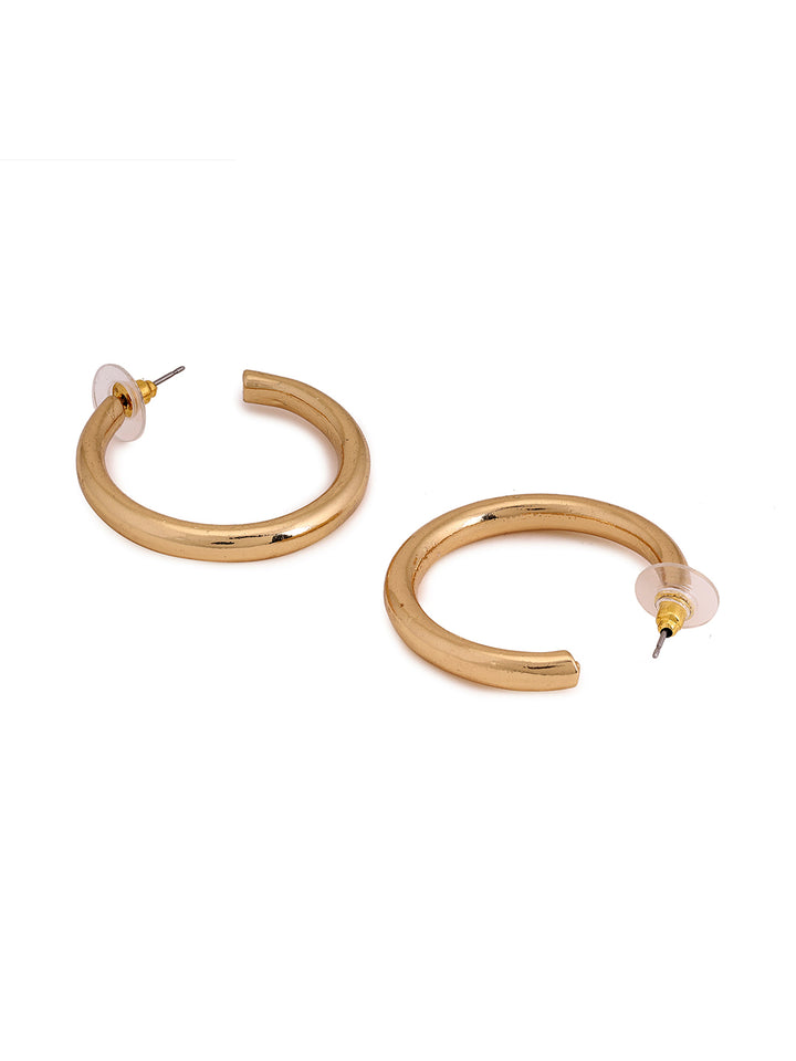 Priyaasi Hoop Gold Plated Earrings