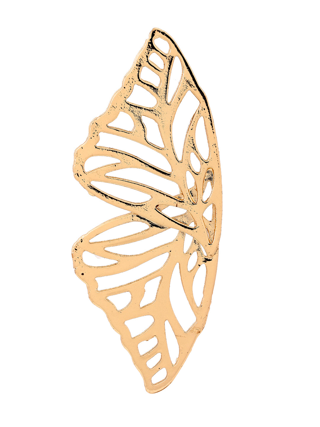 Priyaasi Gracy Butterfly Wings Gold Plated Beautiful Pattern Earrings