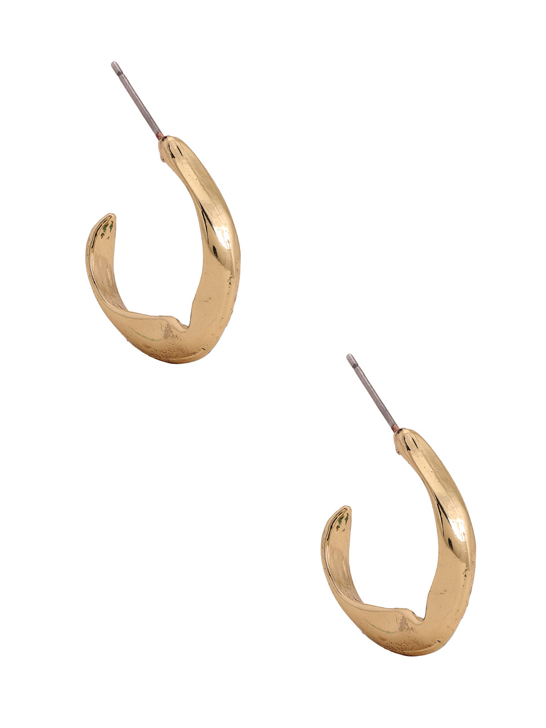 Priyaasi Mini Gold Plated Hoops Earrings