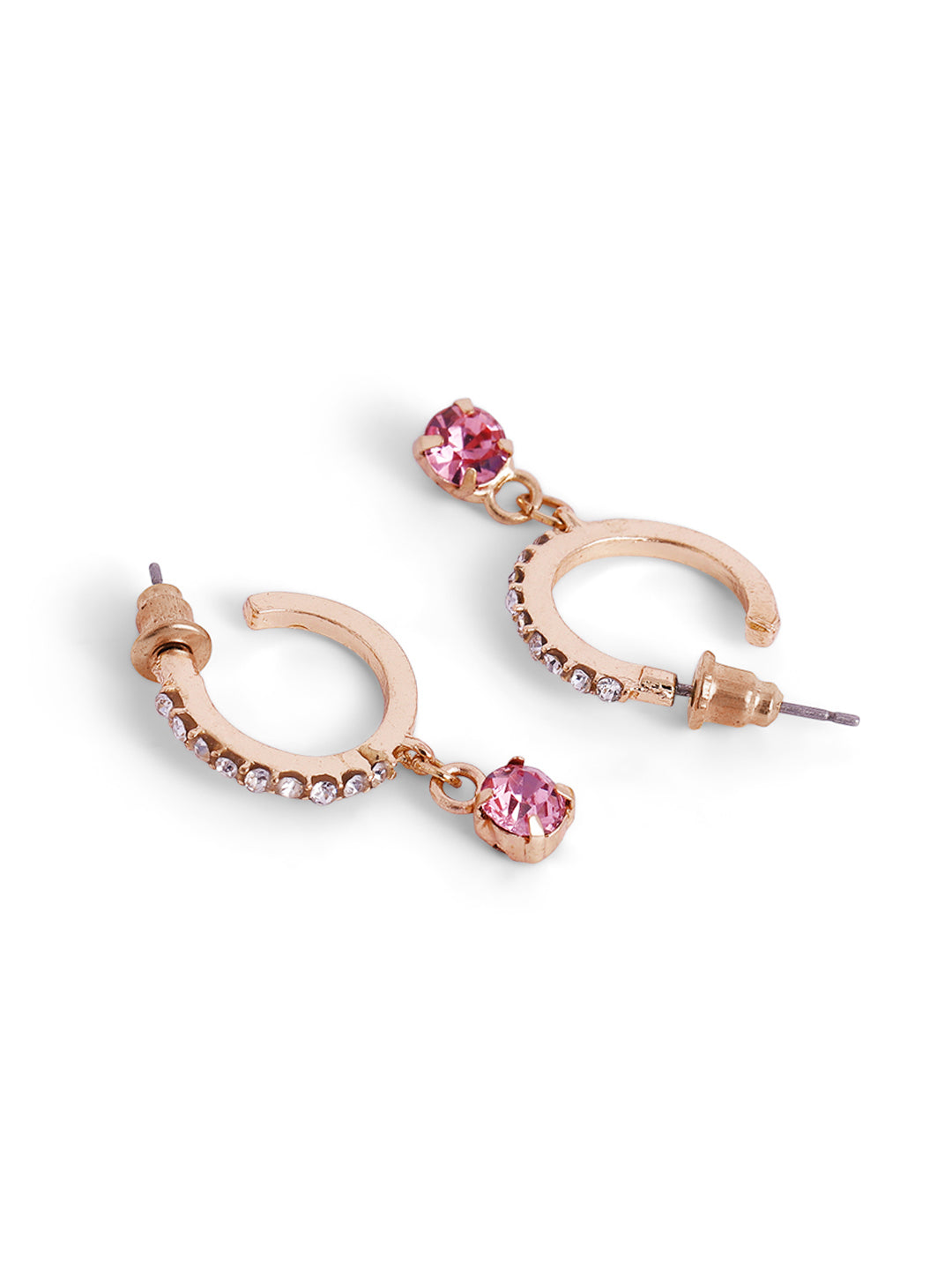 12 Pair of stud and Hoops combo Gold Plated Earrings