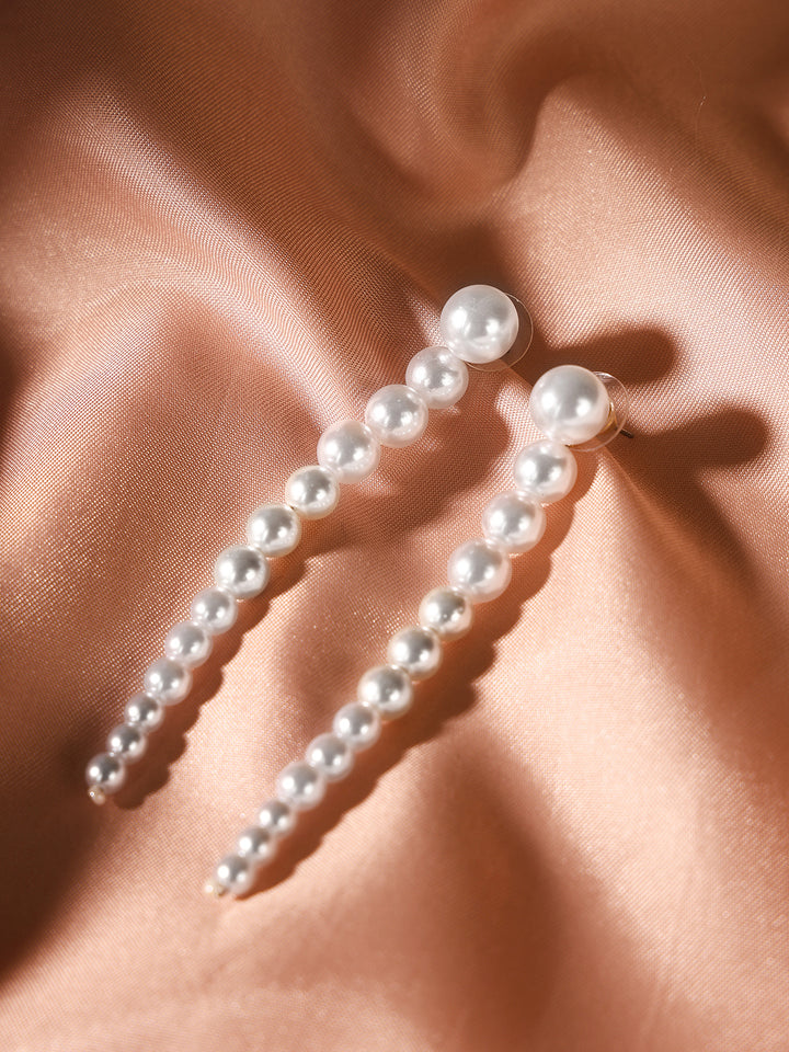 Priyaasi Contemporary Pearl Style Simple Earrings