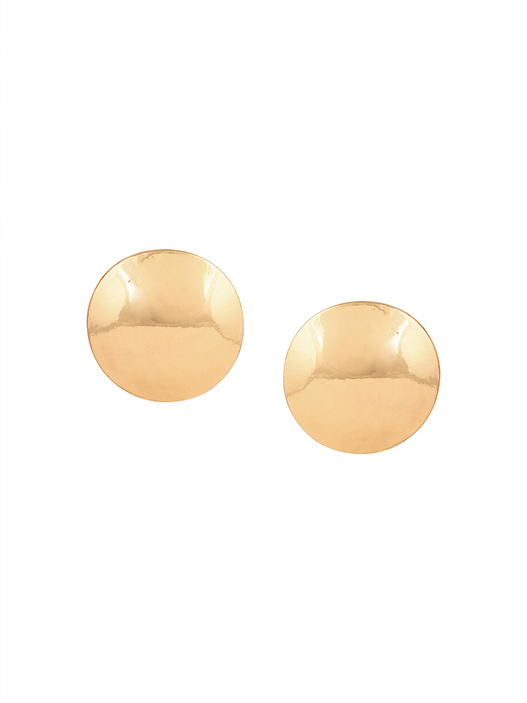 Priyaasi Gold Plated Contemporary Stud Earrings