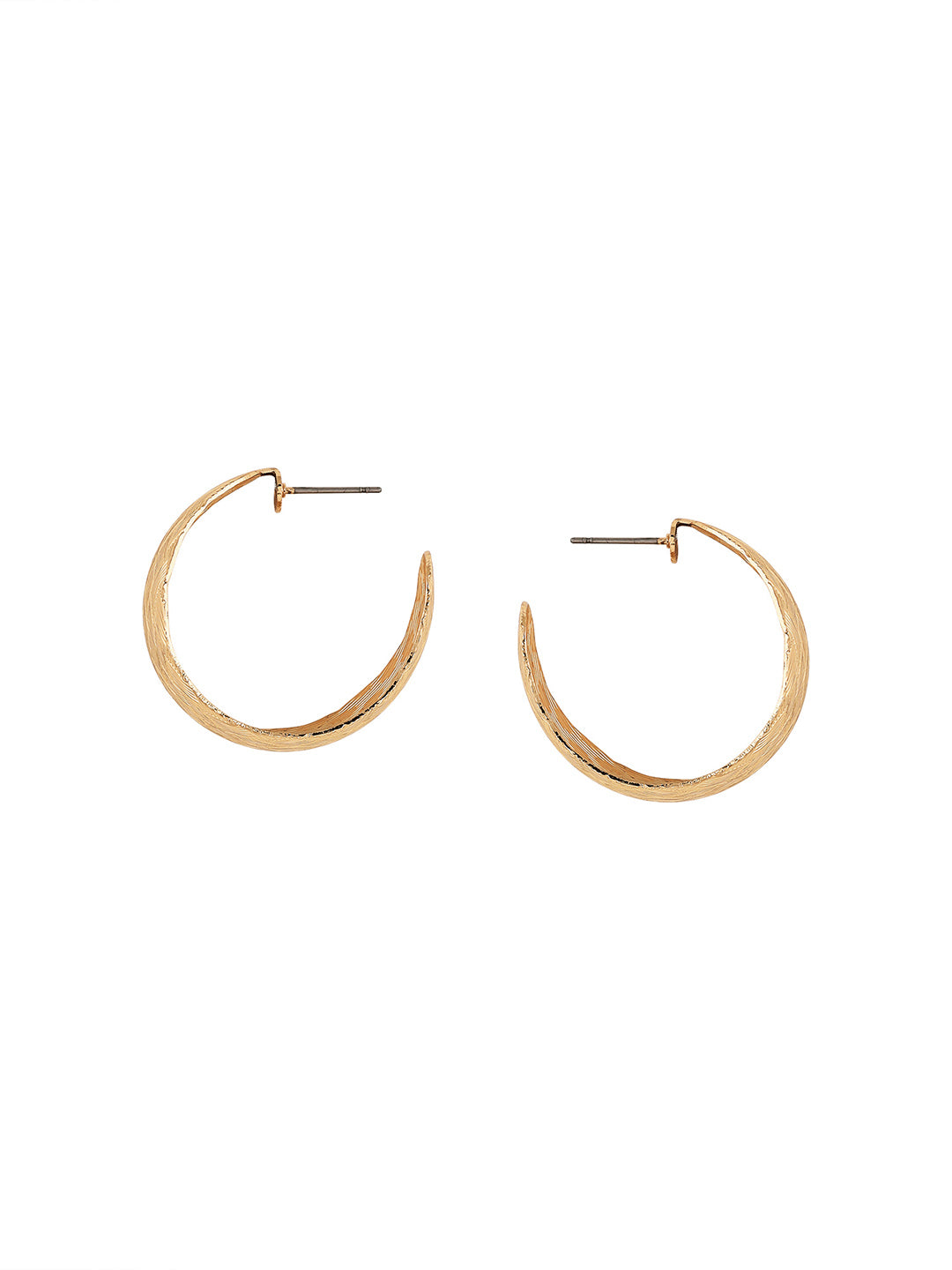 Priyaasi Gold Plated Hoop Earrings