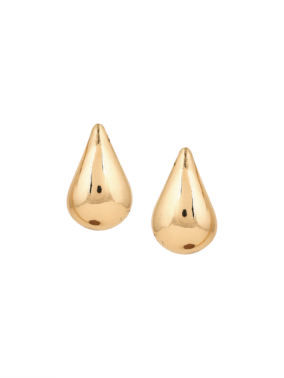 Priyaasi Gold Plated Contemporary Stud Earrings