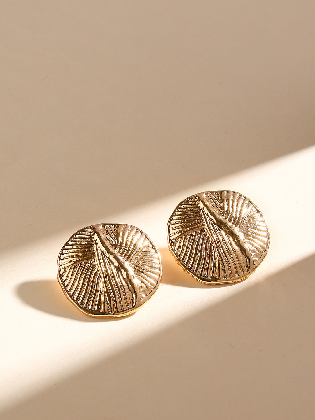 Priyaasi Gold Plated Stud Earrings