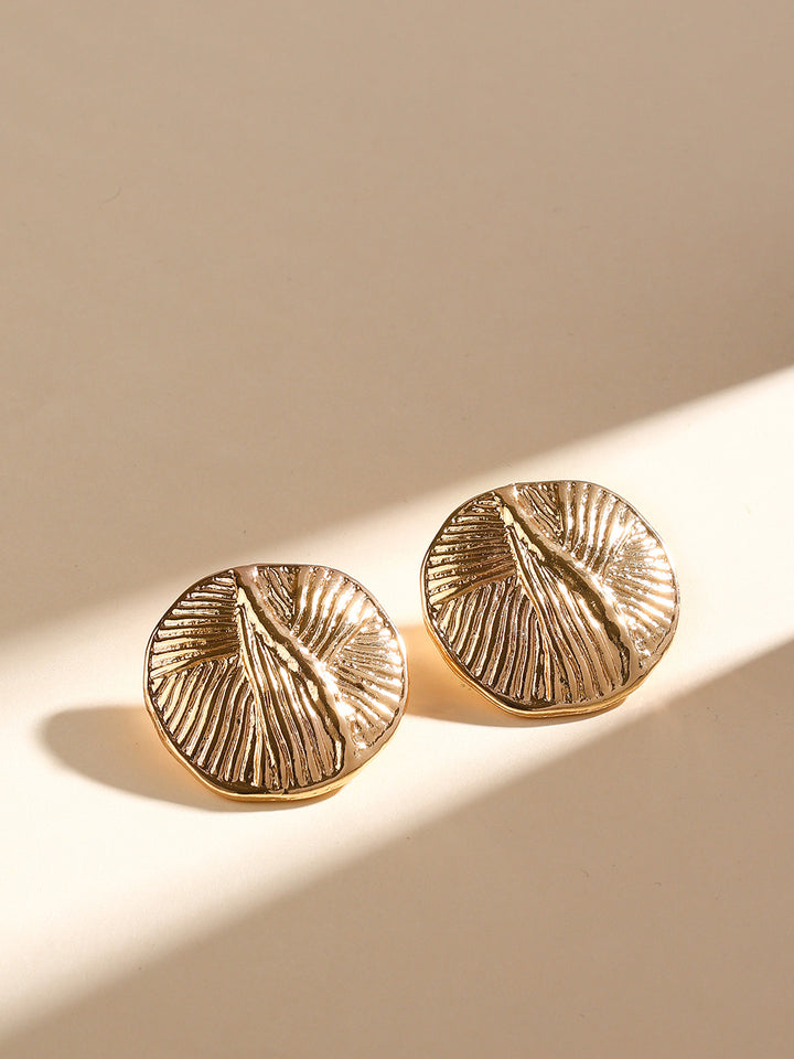 Priyaasi Gold Plated Stud Earrings