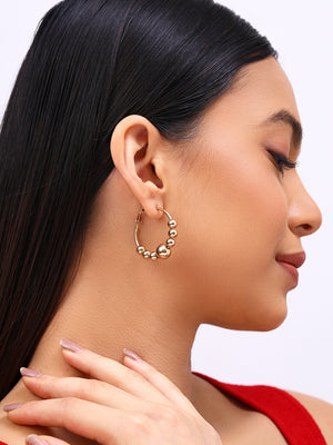 Priyaasi Gold Plated Drop Earrings