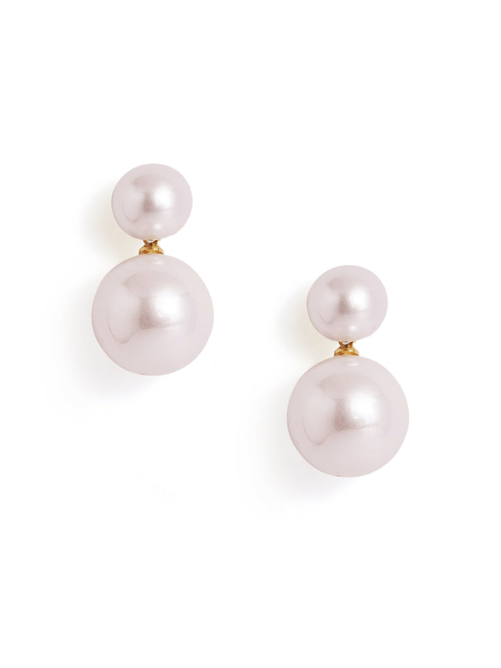 Pearl Mini Drop Efficient Elegance Drop Earrings