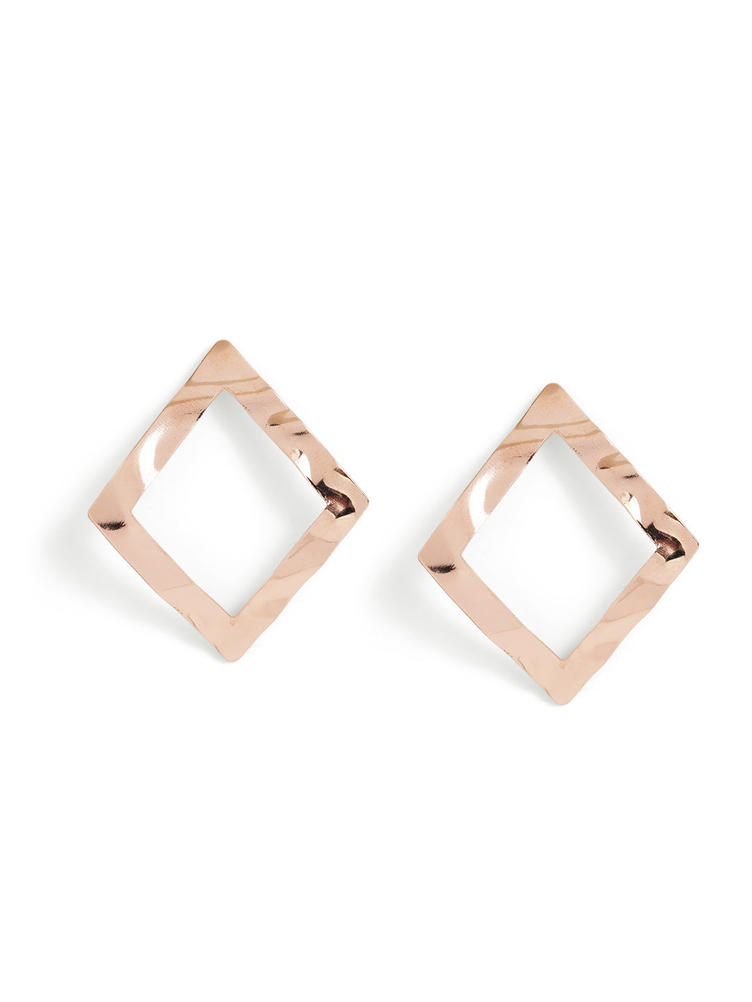 Geometry style Gold Plated Fancy Elegance Stud Earrings