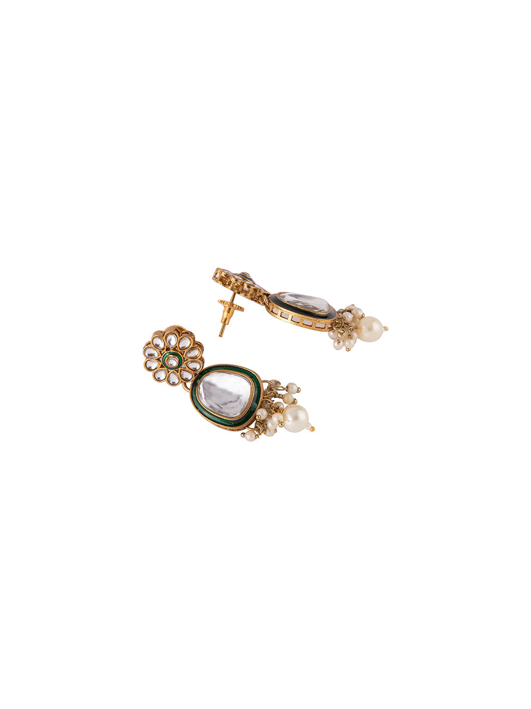 Priyaasi Gold Plated Kundan Jewellery Set with Maangtika