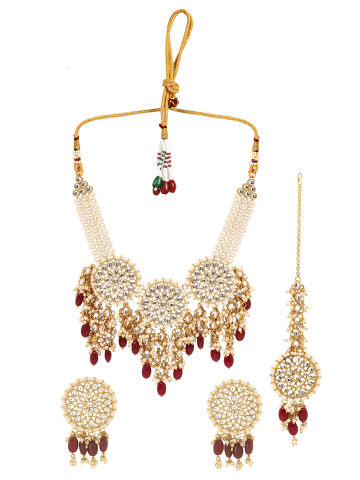 Priyaasi An Infinite of Glamour collection of Chandbali Jewellery Set
