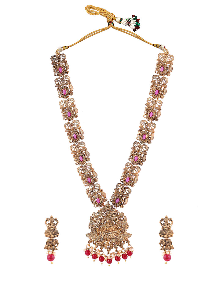Priyaasi Temple Gold Plated Jewellery Set