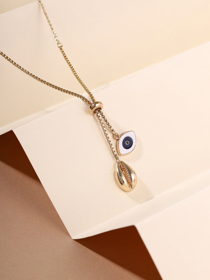Priyaasi Evil Eye Pendant Chain Necklace